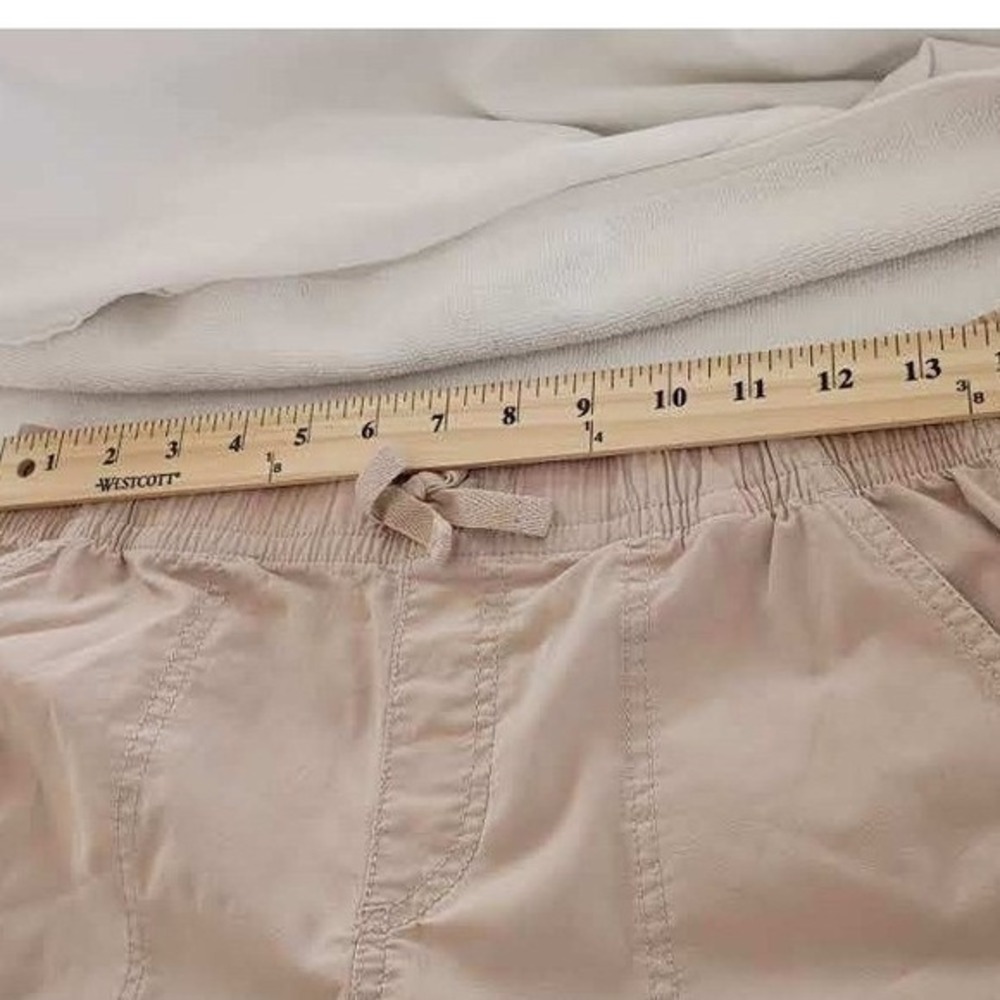 SO‎ Tan Cargo Jogger Pants Small Cotton Drawstring Waist Utility Gorpcore - Picture 7 of 9